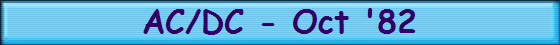 AC/DC - Oct '82