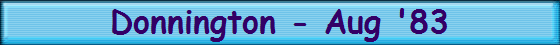 Donnington - Aug '83