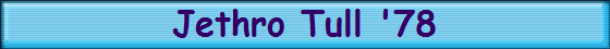 Jethro Tull '78