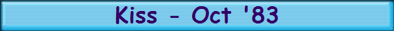Kiss - Oct '83