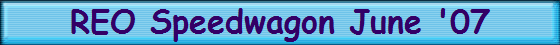 REO Speedwagon June '07