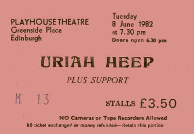 Uriah Heep - Jun '82