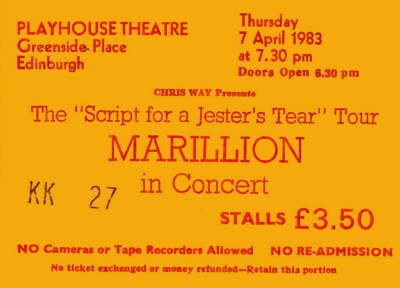 Marillion - Apr '83