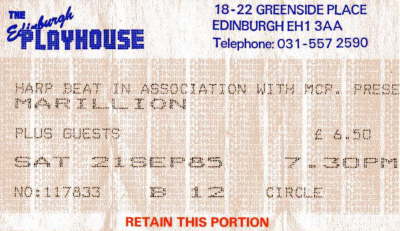 Marillion - Sep '85