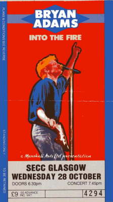 Bryan Adams - Oct '87