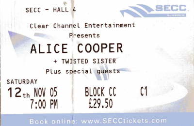Alice Cooper - Nov '05